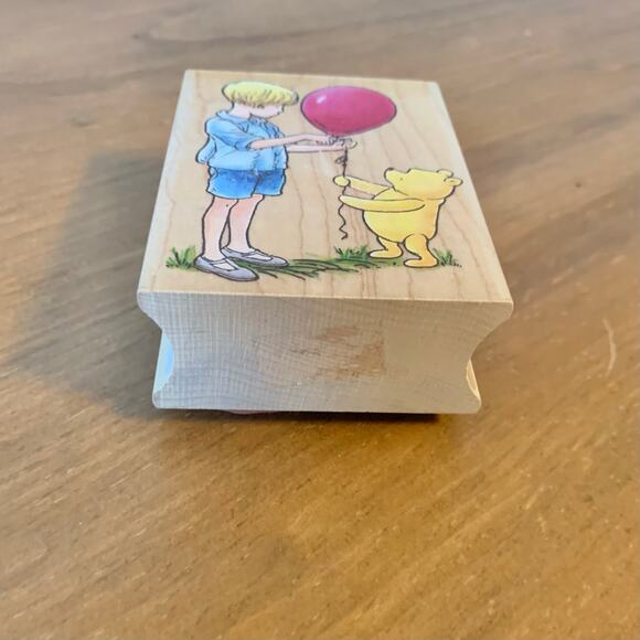Winnie the Pooh Disney A Balloon For Pooh Rubber Stamp All Night Media 778H - Picture 8 of 8
